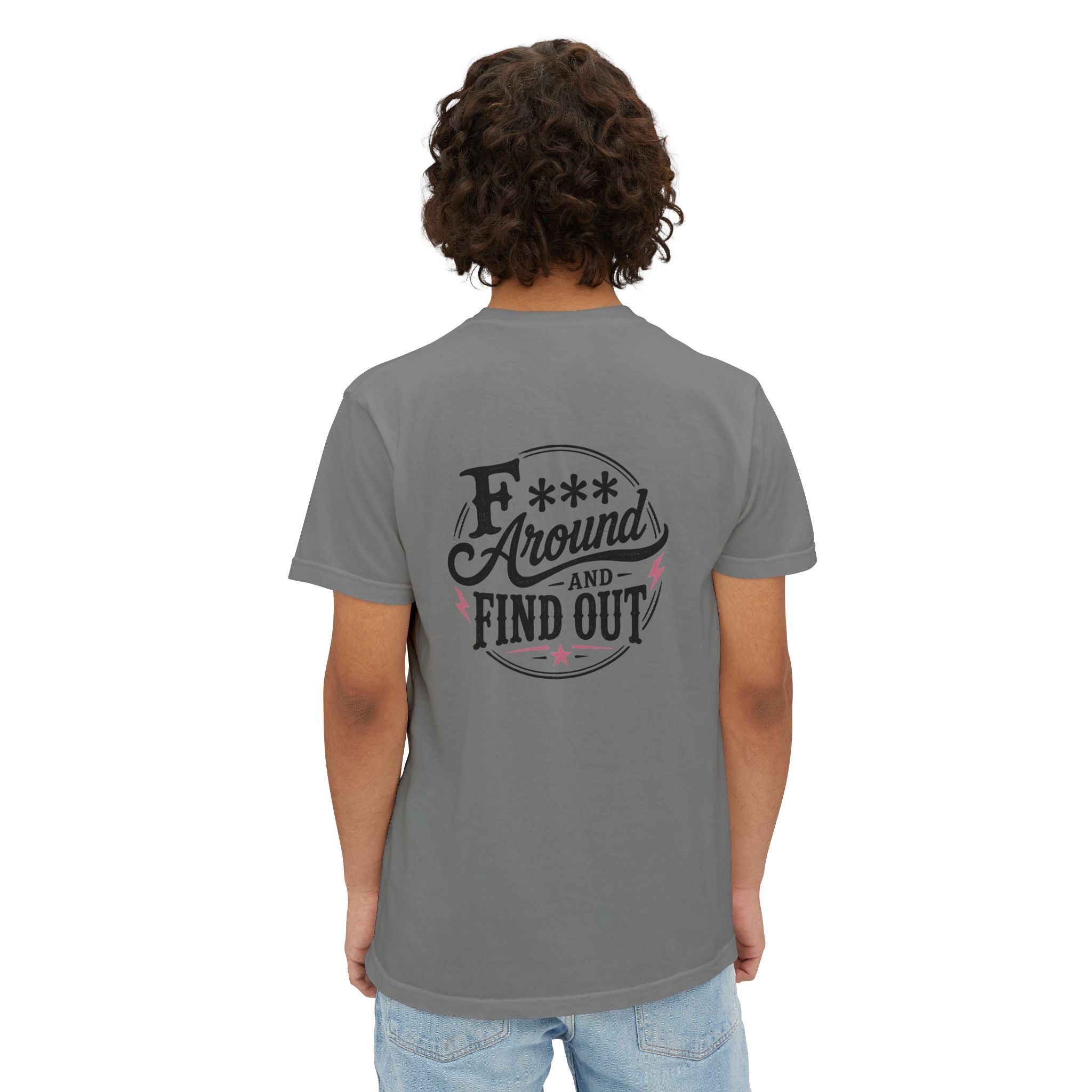 Vintage "F*** Around and Find Out" Pocket T-Shirt
