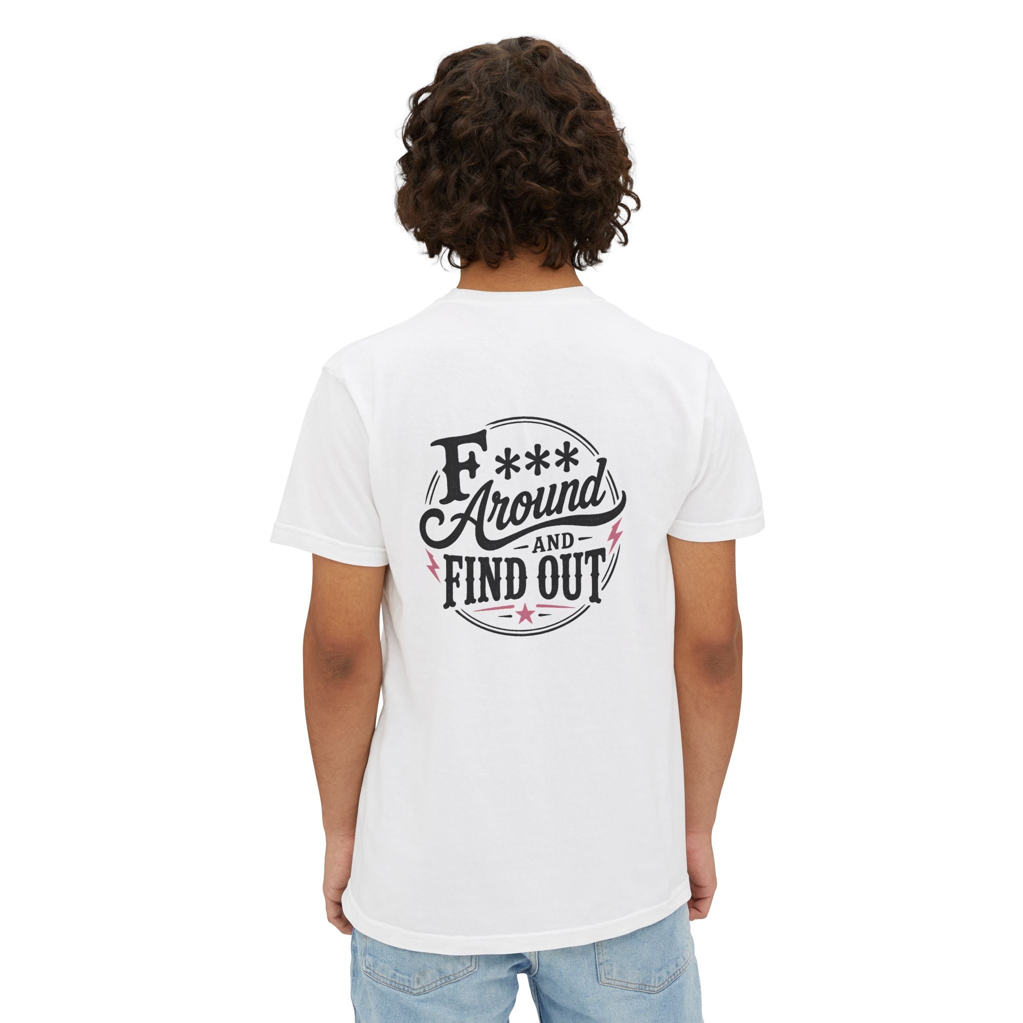 Vintage "F*** Around and Find Out" Pocket T-Shirt