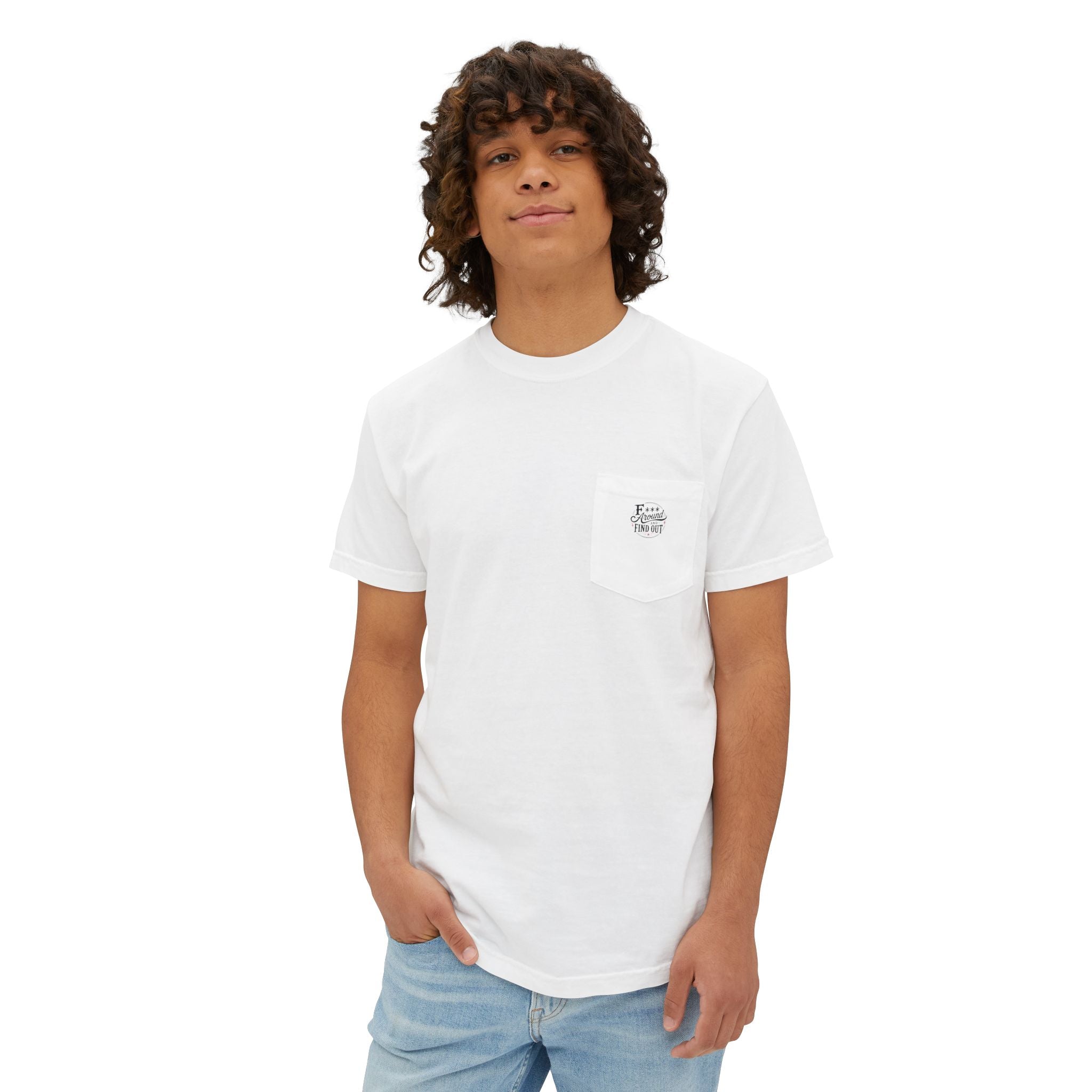 Vintage "F*** Around and Find Out" Pocket T-Shirt