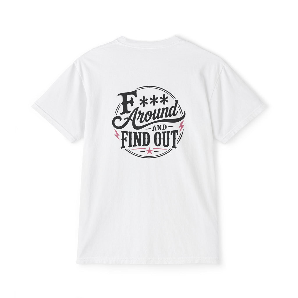 Vintage "F*** Around and Find Out" Pocket T-Shirt
