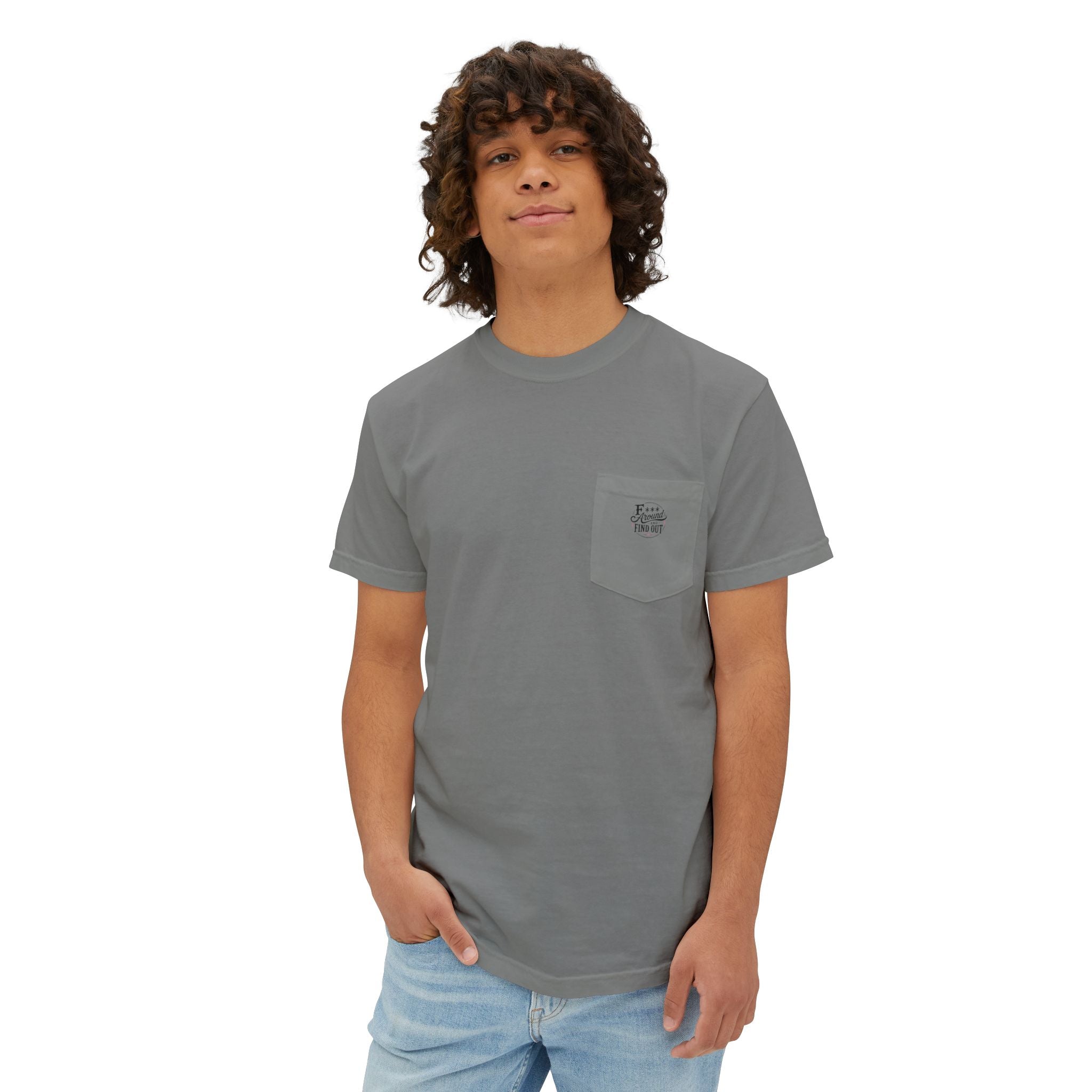 Vintage "F*** Around and Find Out" Pocket T-Shirt