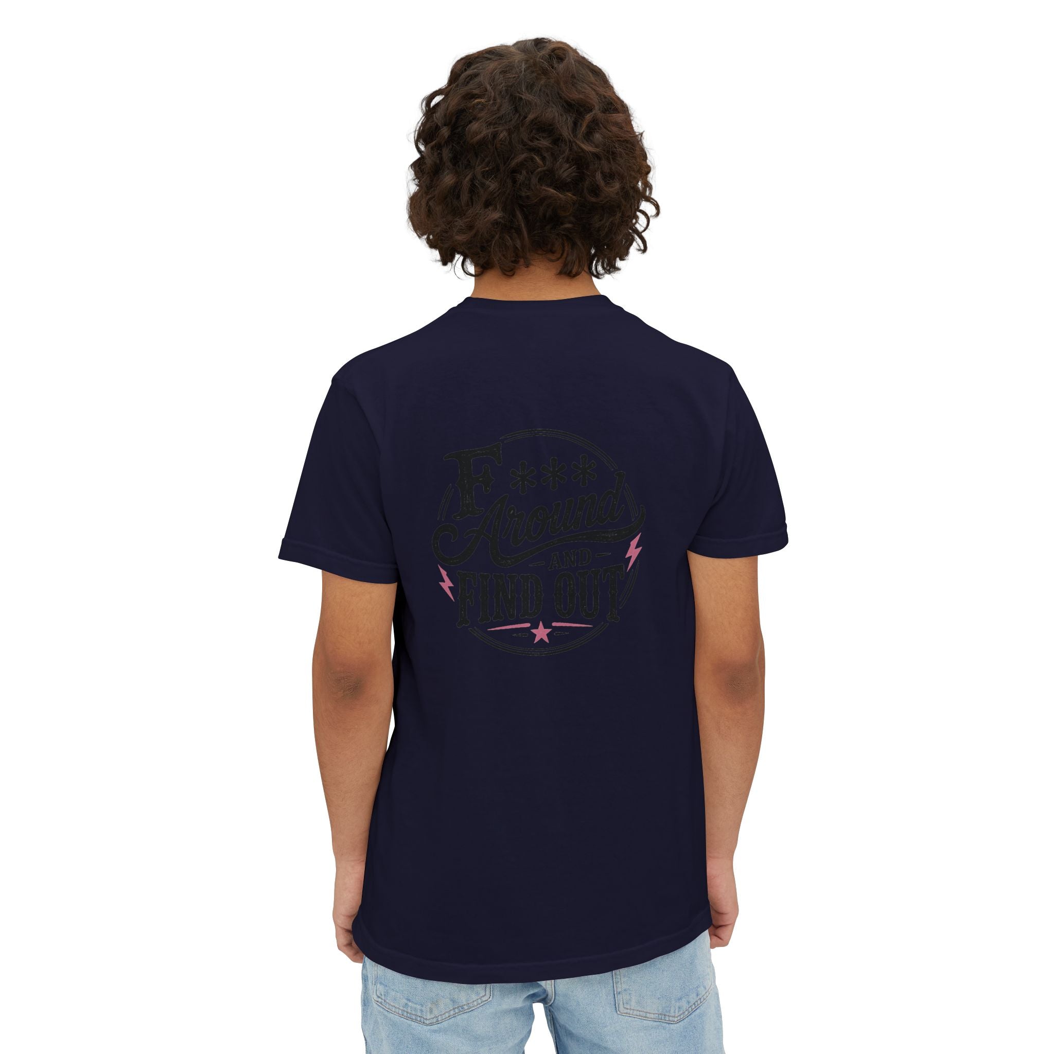 Vintage "F*** Around and Find Out" Pocket T-Shirt