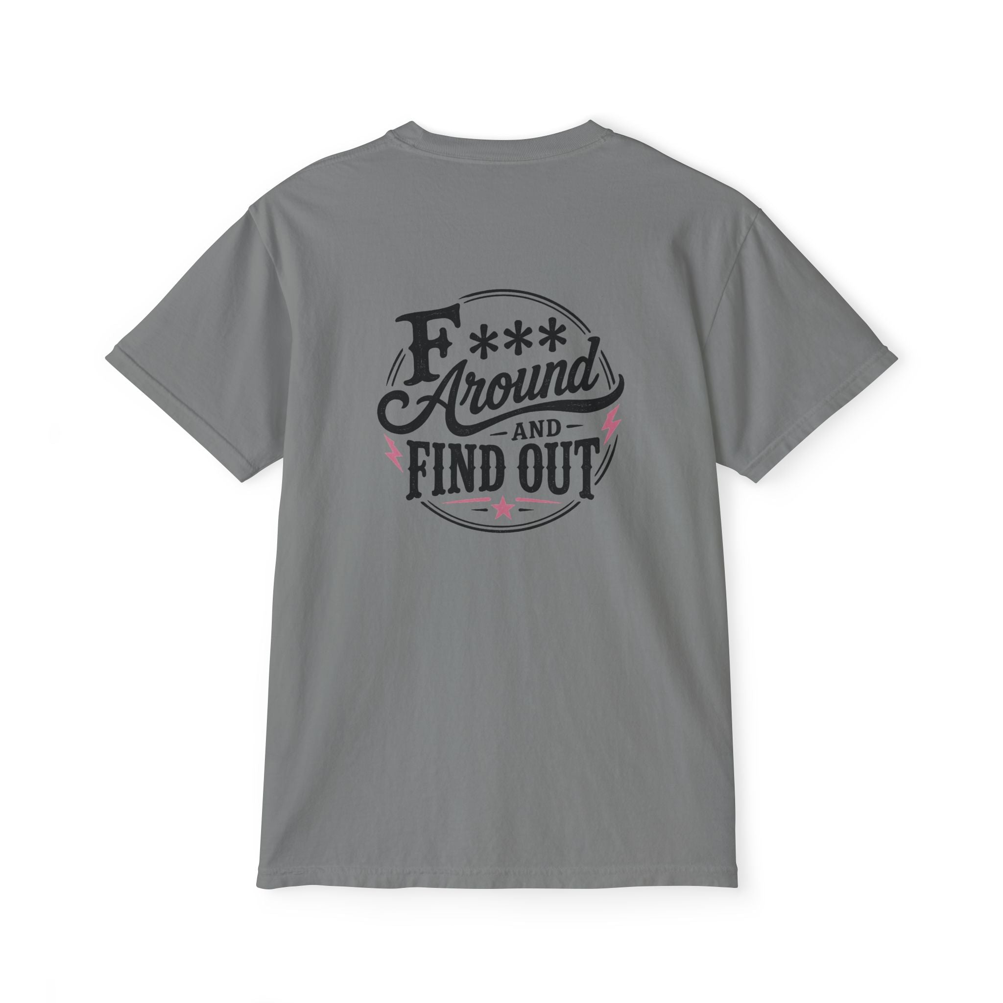 Vintage "F*** Around and Find Out" Pocket T-Shirt